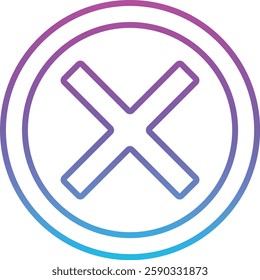 Cross vector icon. Can be used for printing, mobile and web applications.