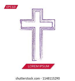 cross vector icon symbol