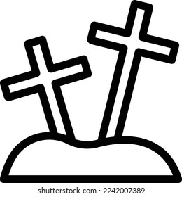 cross  Vector illustration on a transparent background. Premium quality symmbols. Thin line vector icons for concept and graphic design. 
