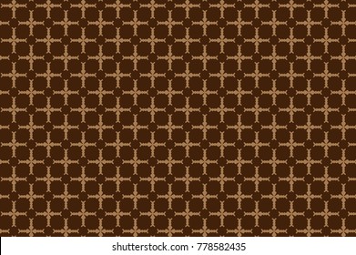Cross - vector pattern - brown
