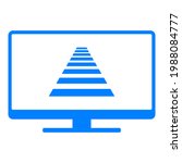 Cross walk and screen on white