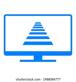 Cruzar la caminata y la pantalla en blanco