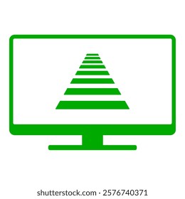 Cross walk and screen on white