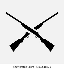 Cross Weapon Icon Logo Illustration Long Stock Vector (Royalty Free ...