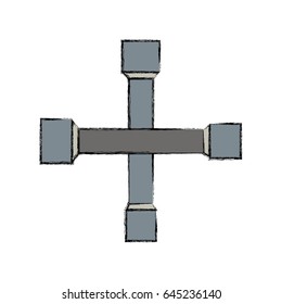 cross wrench tool