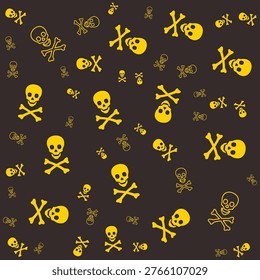 Crossbones art modern style trendy design ravishing vector background.eps