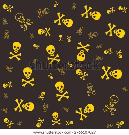 Crossbones art modern style trendy design ravishing vector background.eps