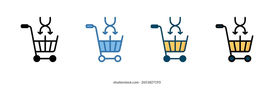 Crossborder Selling Icon Element For Design