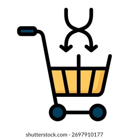 Crossborder Selling Icon Element For Design