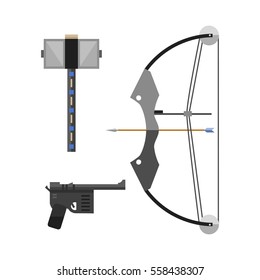 Crossbow arbalest vector illustration