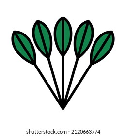 Crossbow Bolts Icon. Editable Bold Outline With Color Fill Design. Vector Illustration.