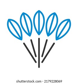 Crossbow Bolts Icon. Editable Bold Outline With Color Fill Design. Vector Illustration.