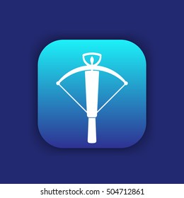 crossbow icon, old arbalest