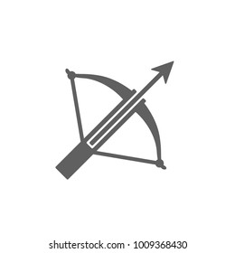 Crossbow icon in trendy flat style isolated on white background. Symbol for your web site design, logo, app, UI. Vector illustration, EPS