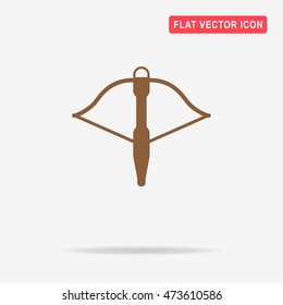 Crossbow icon. Vector concept illustration for design.