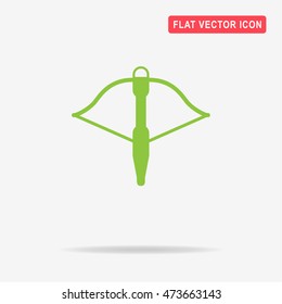Crossbow icon. Vector concept illustration for design.