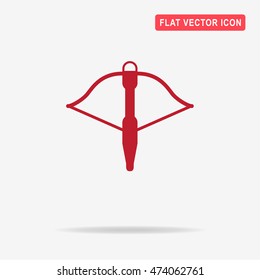 Crossbow icon. Vector concept illustration for design.