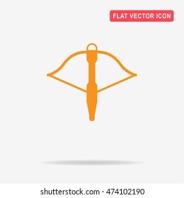 Crossbow icon. Vector concept illustration for design.