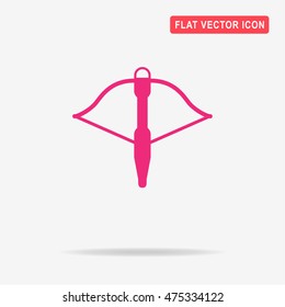 Crossbow icon. Vector concept illustration for design.