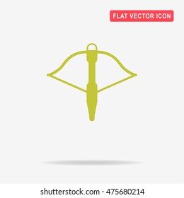 Crossbow icon. Vector concept illustration for design.
