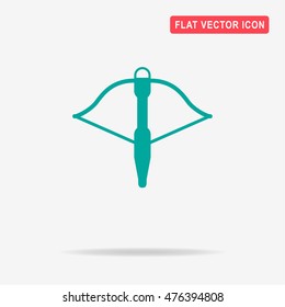 Crossbow icon. Vector concept illustration for design.