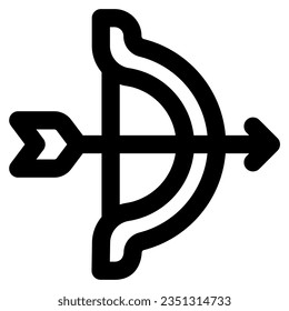 crossbow icon vector illustration asset element