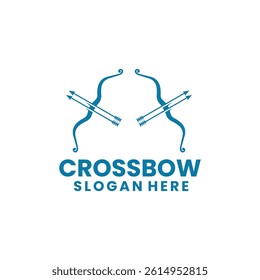 Crossbow logo with archery concept modern logo icon illustration design vector template. Arc, Archery logo design inspirations