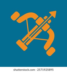 Crossbow trendy lovely creative abstract vector illustration colorful useful design.eps