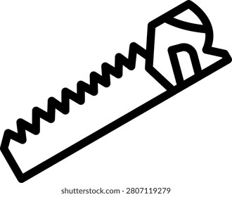 Crosscut saw Vector Design Icon Style