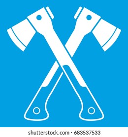 Crossed axes icon white