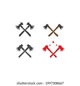 diseño de iconos vectoriales del logotipo de los ejes cruzados 
