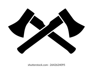 Ícone de silhueta de eixos cruzados no fundo branco. Imagem de clipart isolada no plano de fundo.