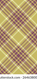Patrón a cuadros de fondo cruzado, textil sin costuras a cuadros de filigrana. Tejido de textura de Vector tartán de chaqueta en paleta de colores amarillo y rosa.