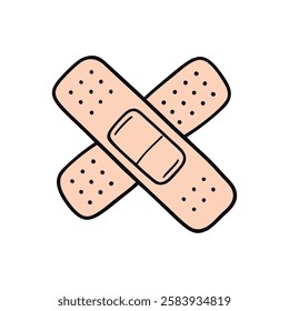 Crossed Bandages Icon Illustration, Healthcare and Medical, Icons and Graphics, Sanitary and Medical Items
Bandage, Medicine, Adhesive bandage, Syringe, Adhesive, Plaster, First aid