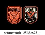 crossed baseball bats with ball retro vintage logo vector design collection set for baseball sport club, tournament, t shirt, merchandise designs