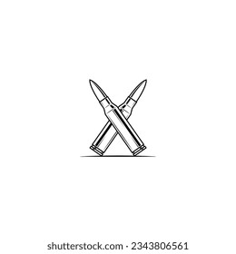Überkreuztes Logo, Vektorgrafiken