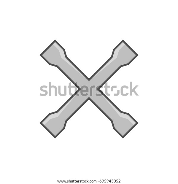 Crossed car wrench\
icon