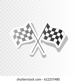 Green /& White Checkered Flag Wavy Pin Badge racing motox gp motorsport NEW