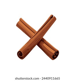 Ilustración vectorial de canela cruzada