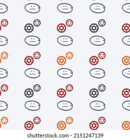 Crossed circle pattern. Seamless Pattern.