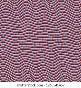 Crossed curve stripes vector background in red and grey coord.