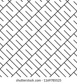 Crossed diagonal lines wallpaper. Linear backdrop. Ethnic pattern. Folk ornament. Tribal motif. Ethnic mosaic. Embroidery background. Digital paper, textile print, web design. Seamless vector.