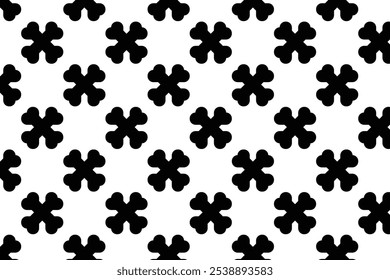 Crossed dog bones pattern . Dog bones wallpaper . Vector illustration