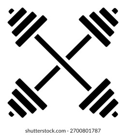 Elemento De Ícone De Hastes Cruzados Para Design