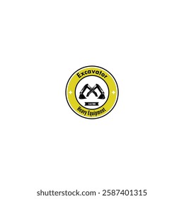  Crossed excavator arms logo vector graphics