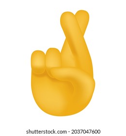 226 Crossed fingers emoji Images, Stock Photos & Vectors | Shutterstock