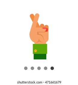 Crossed Fingers Icon