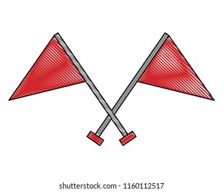 crossed flag progress success finish symbol