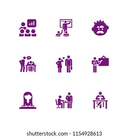 crossed icon. 9 crossed set with teacher and manly vector icons for web and mobile app