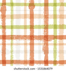 Crossed lines chequered pattern seamless stripes backdrop. Stylish striped fabric print textile design. Vector intersecting lines lattice pattern. Minimal simple crossed stripes grid.